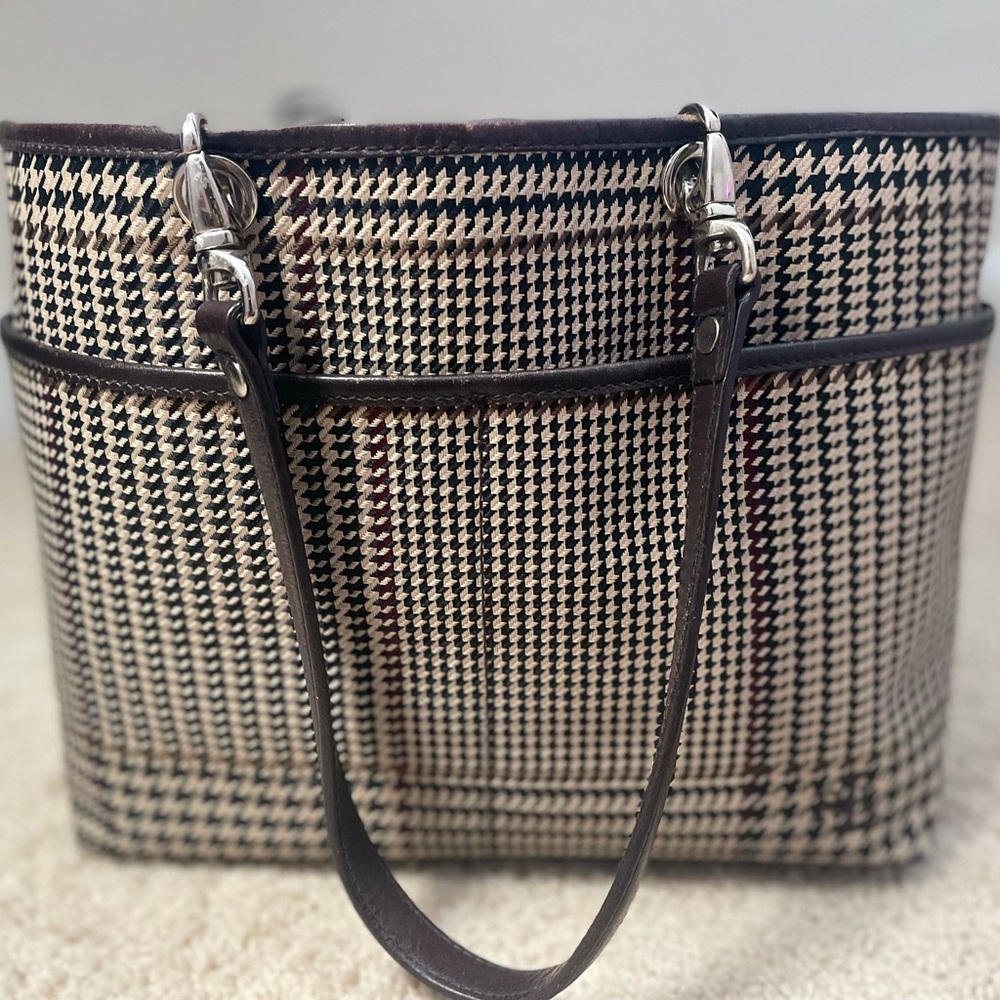 Vintage Ralph Lauren Houndstooth Purse
